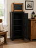 Amish-Made Pine One-Door Cabinet