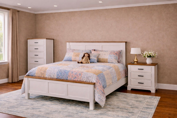 Amish Handcrafted Poplar Wood Bedroom 3-piece Set