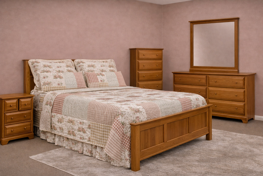 Amish Handcrafted Bedroom 5 piece Set