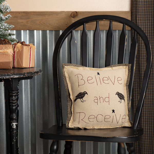 Kettle Grove Believe and Receive Pillow