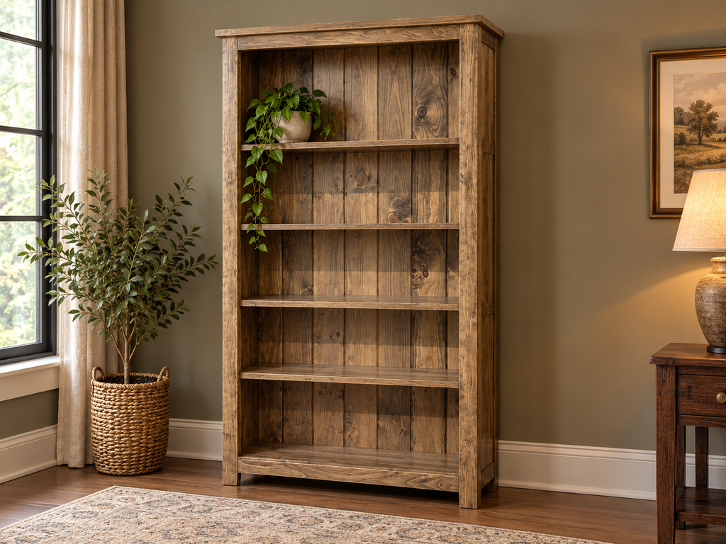 Bookcase-CT56 6' Open-Tea