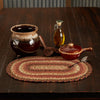 Ginger Spice Oval Braided Placemat