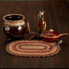 Ginger Spice Oval Braided Placemat