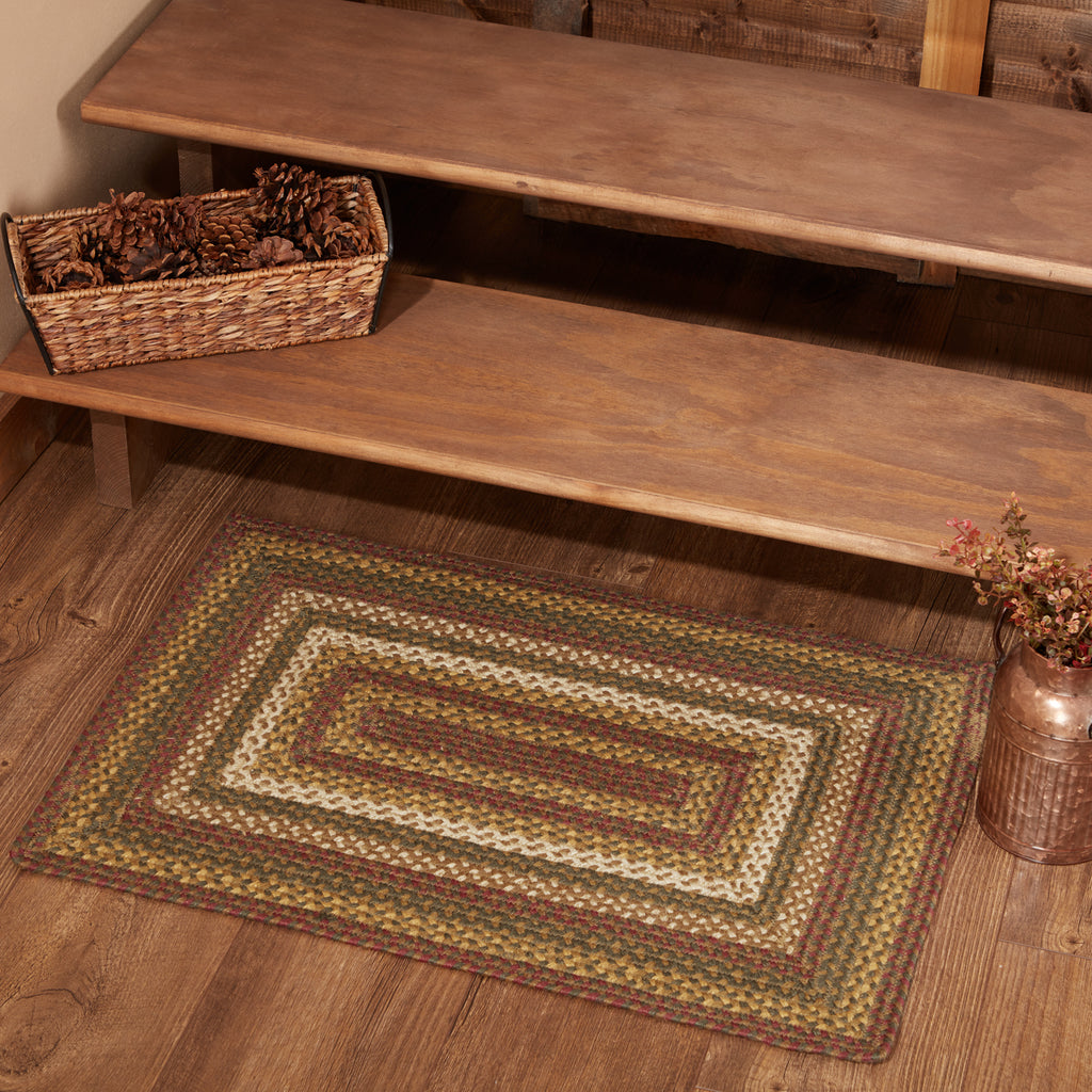 Tea Cabin Jute Braided Rugs - Rectangle