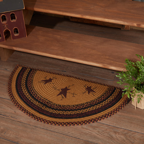 Heritage Farms Star and Pip Jute Braided Rugs