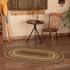 Tea Cabin Jute Braided Rugs - Oval