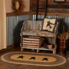 Kettle Grove Jute Rugs - Stencil Stars - Oval