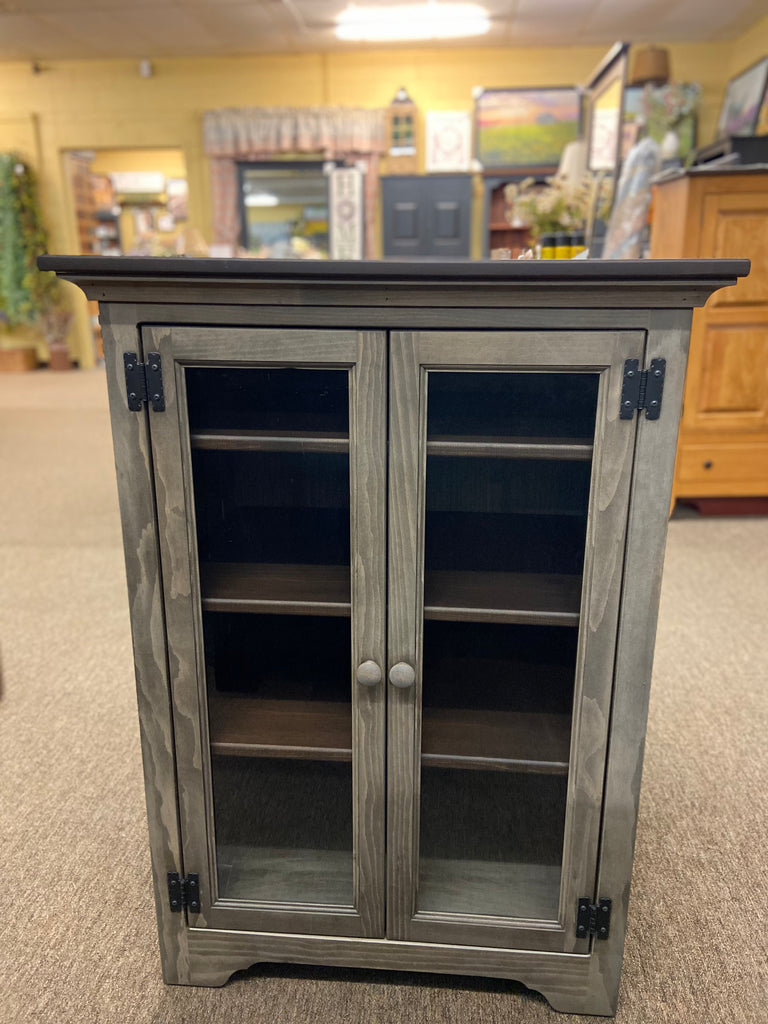 J39 Stereo Cabinet with Glass Doors