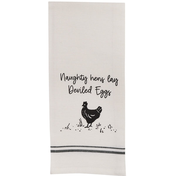 Naughty Hens Dishtowel