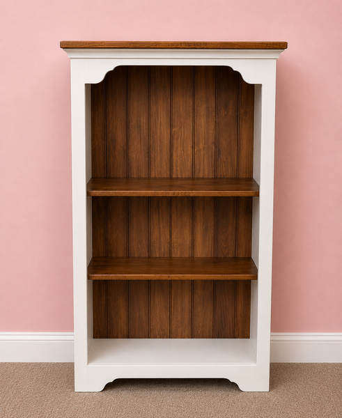 Bookcase-J20 Small-Maple-Dove White with Seely