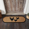 Down Home Rooster & Hens Coir Rug