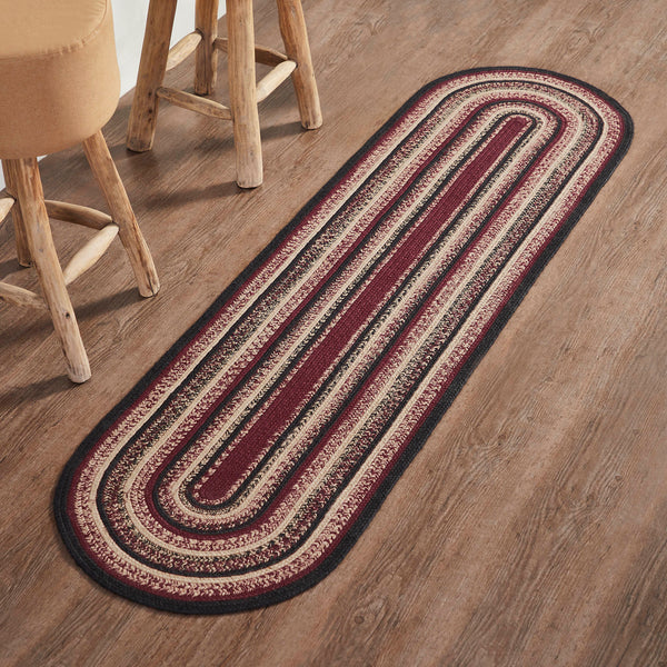 Connell Oval Braided Runner Rugs