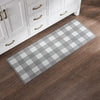 Annie Buffalo Check Grey Polyester Rectangle Rug