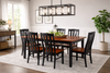 J3242-S Amish Made Table Set-Black and Michael's Cherry