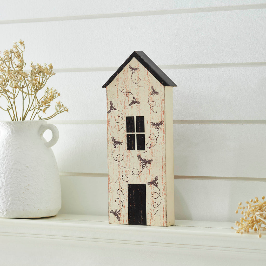 Buzzy Bees Saltbox House with Bee Trails Wall Sign