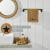 Black Stars Tan Hand Towel Set