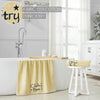 Navy Country Bath Stars Creme Bath Towel Set