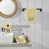 Navy Country Bath Stars Creme Hand Towel Set