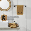 Black Prim Stars Tan Hand Towel Set