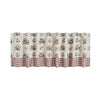 Rosehill Cottage Floral & Gingham Ruffled Cotton Window Valance - 19x72 Dusty Rose & Natural Valance
