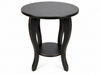 Featured Find: Amish-Made Pine Round Accent Table – Black