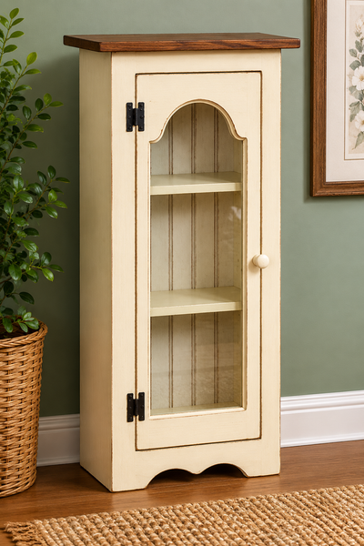 Pie Safe - 42" Single Door with Glass Door