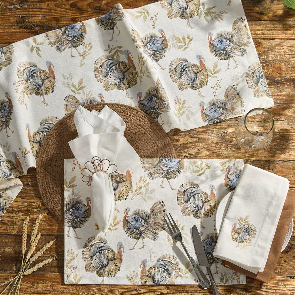 Turkey Day Placemats - Set of 12