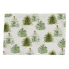 Rustic Christmas Trees Placemats - Set of 4