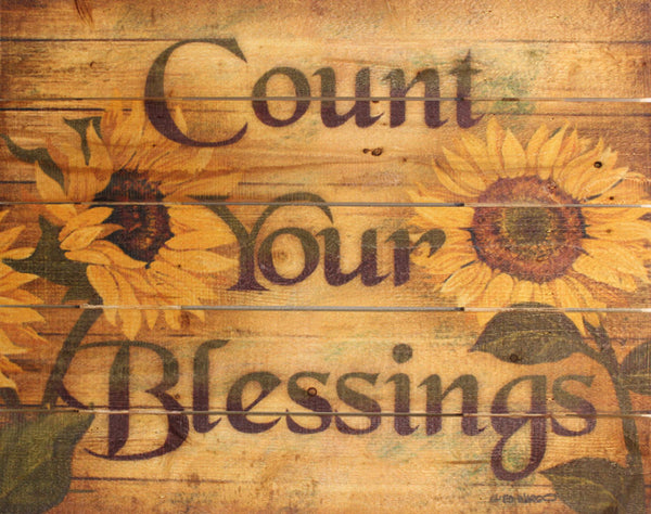 Count your Blessings Pallet Art