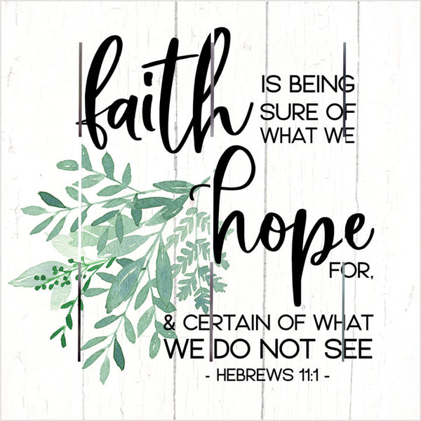 Faith and Hope Pallet Art