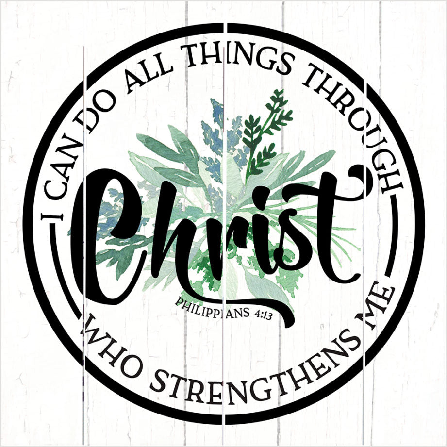 I Can Do All Things Through Christ Pallet Art