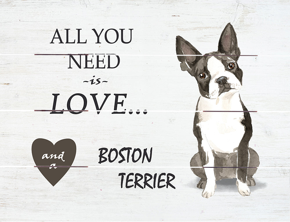 Love and Boston Terrier