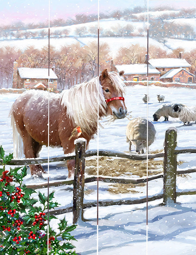 Shetland Pony Pallet Art