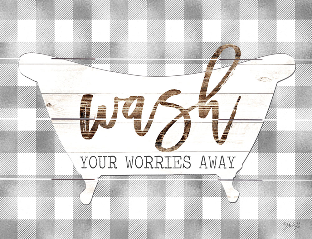 Wash Your Worries Away Pallet Art