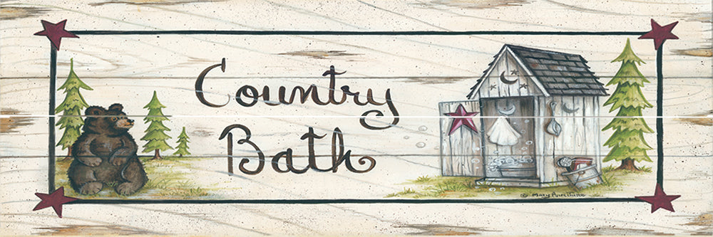 Country Bath Pallet Art