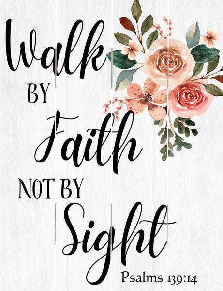 Walk By Faith Pallet Art