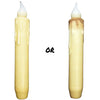 Cream Led Battery Operated Timer Taper Candle - 7"