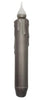 Gray Operated LED Timer Taper Candle - 7"