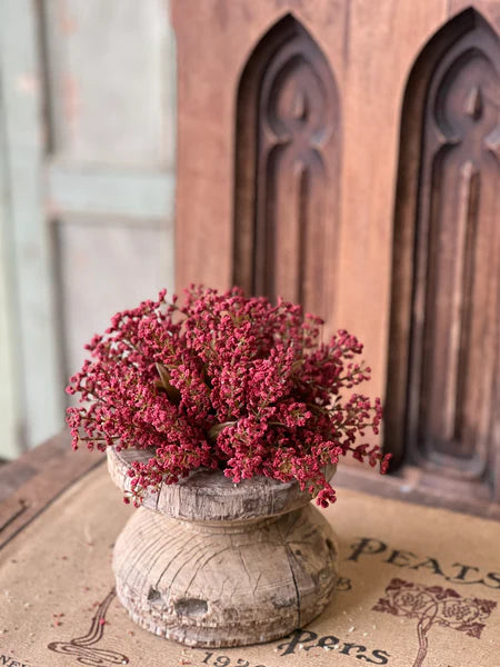 9" Bursting Astilbe Half Sphere-Sangria