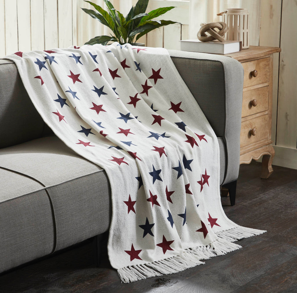 Celebration Stars Woven Throw