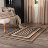 Sawyer Mill Charcoal Creme Jute Braided Rugs - Rectangle