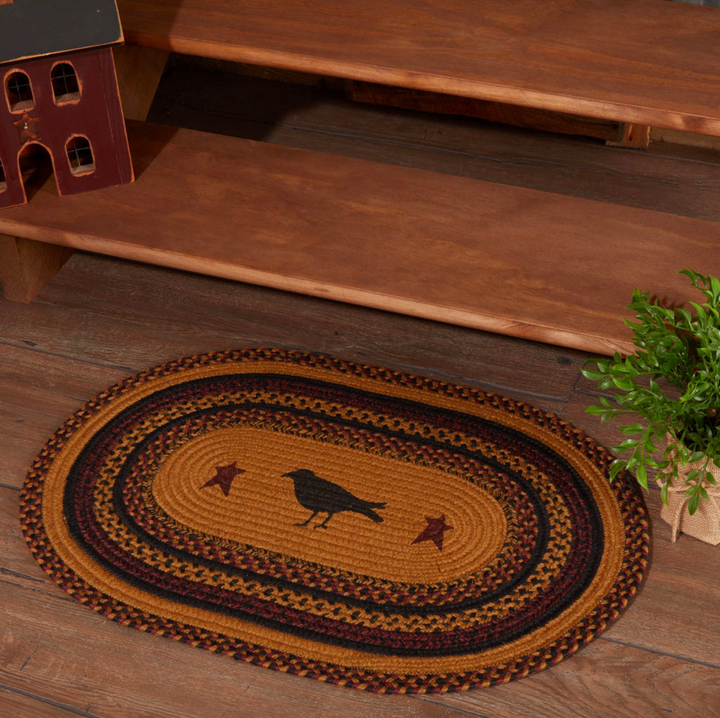 Heritage Farms Crow Jute Braided Rug - Oval