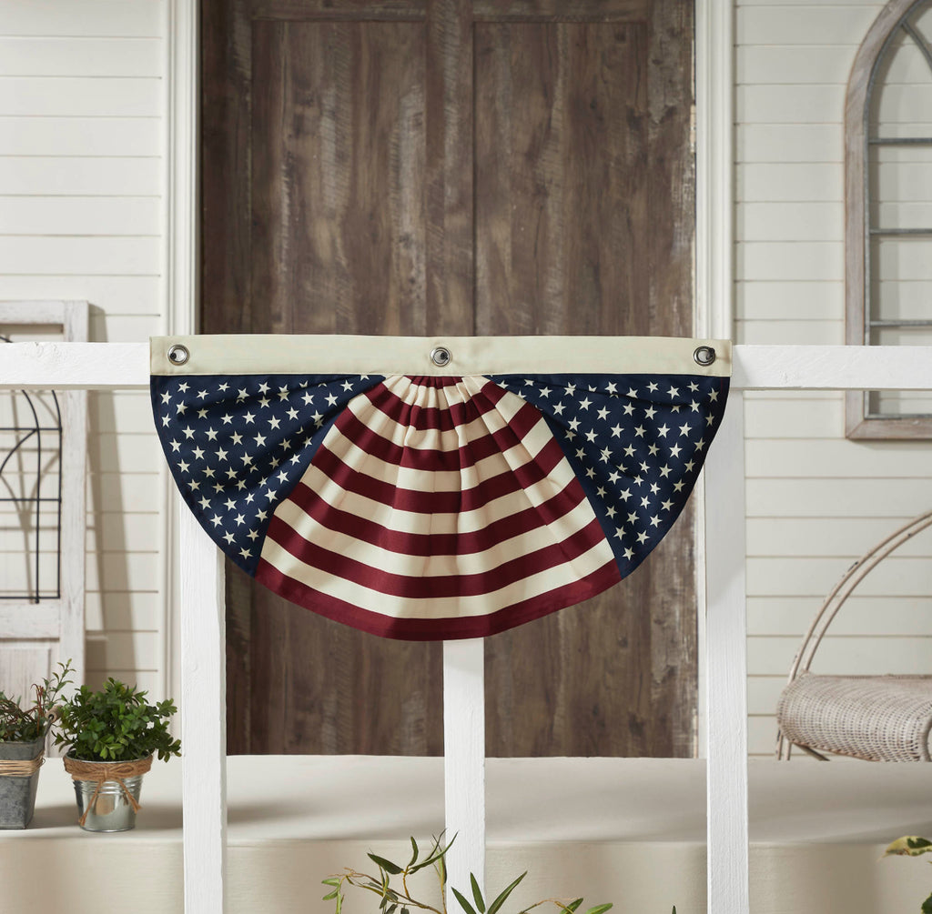 My Country Stars & Stripes Bunting Flag 12x24