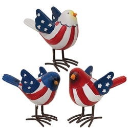 Resin Americana Bird - 3 Asstd.