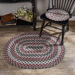 Limestone Braided Rug - Oval 32" x 42"