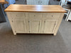 Buffet with Amish Maple Island Base and Seely Wormy Maple Top