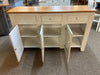 Buffet with Amish Maple Island Base and Seely Wormy Maple Top