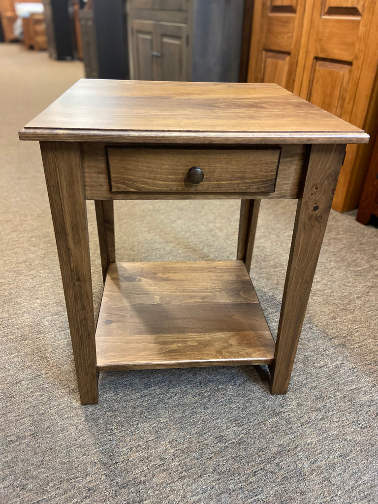 End Table with Drawer - Special Walnut - **New Height**