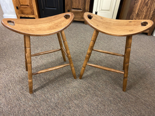 Stool-Saddle - Seely - Set of 2