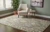 RUG 10 IN 4/26 AUCTION-HAND-KNOTTED WOOL--Herrera-08-Gray